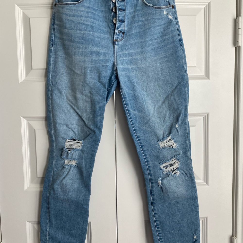 Abercrombie Curve Love High Rise Skinny Jeans